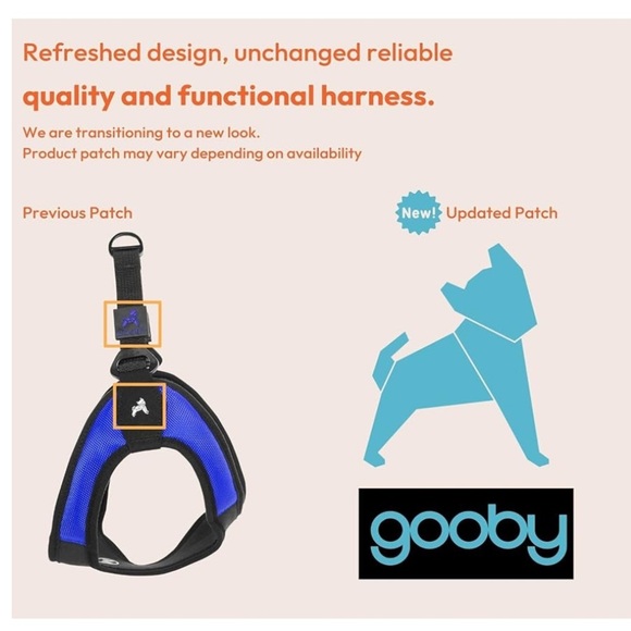 NWT Gooby Hot Pink Small Dog Harness, Easy Fit No Pull with Quick Release Buckle - Picture 2 of 10